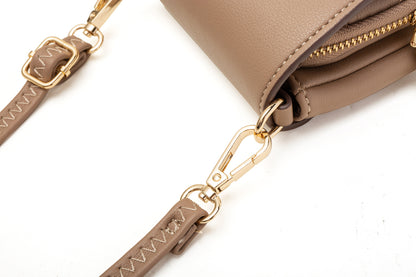 L108 GESSY CROSS BODY BAG IN COFFEE