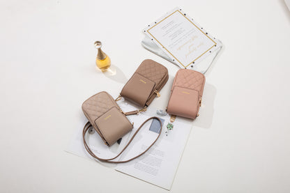 L108 GESSY CROSS BODY BAG IN COFFEE