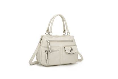 1733D GESSY HANDBAG IN WHITE