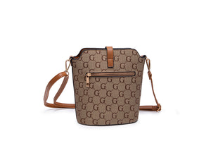 8203G GESSY CROSS BODY BAG IN BROWN