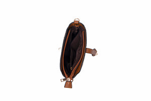 8203G GESSY CROSS BODY BAG IN BROWN
