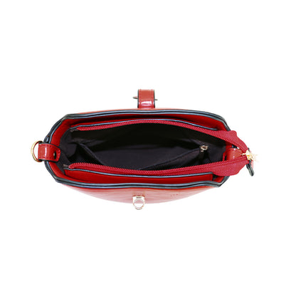 8203 IN DARK RED HANDBAG