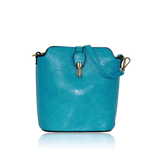 8203 IN LAKE BLUE GESSY HANDBAG (50 PCS/BOX)