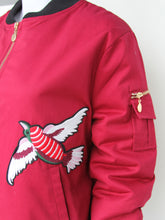 Load image into Gallery viewer, Anna Smith Winter warm Embroidered padded bomber jacket