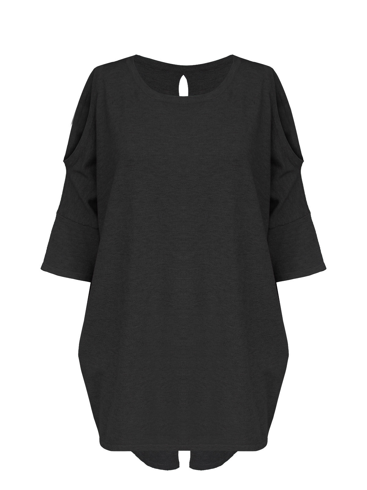 Anna Smith Ladies Shoulder cutout lace up back oversized Jumper