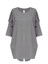 Load image into Gallery viewer, Anna Smith Ladies Round Neck Shoulder cutout lace up back knitted Jumper