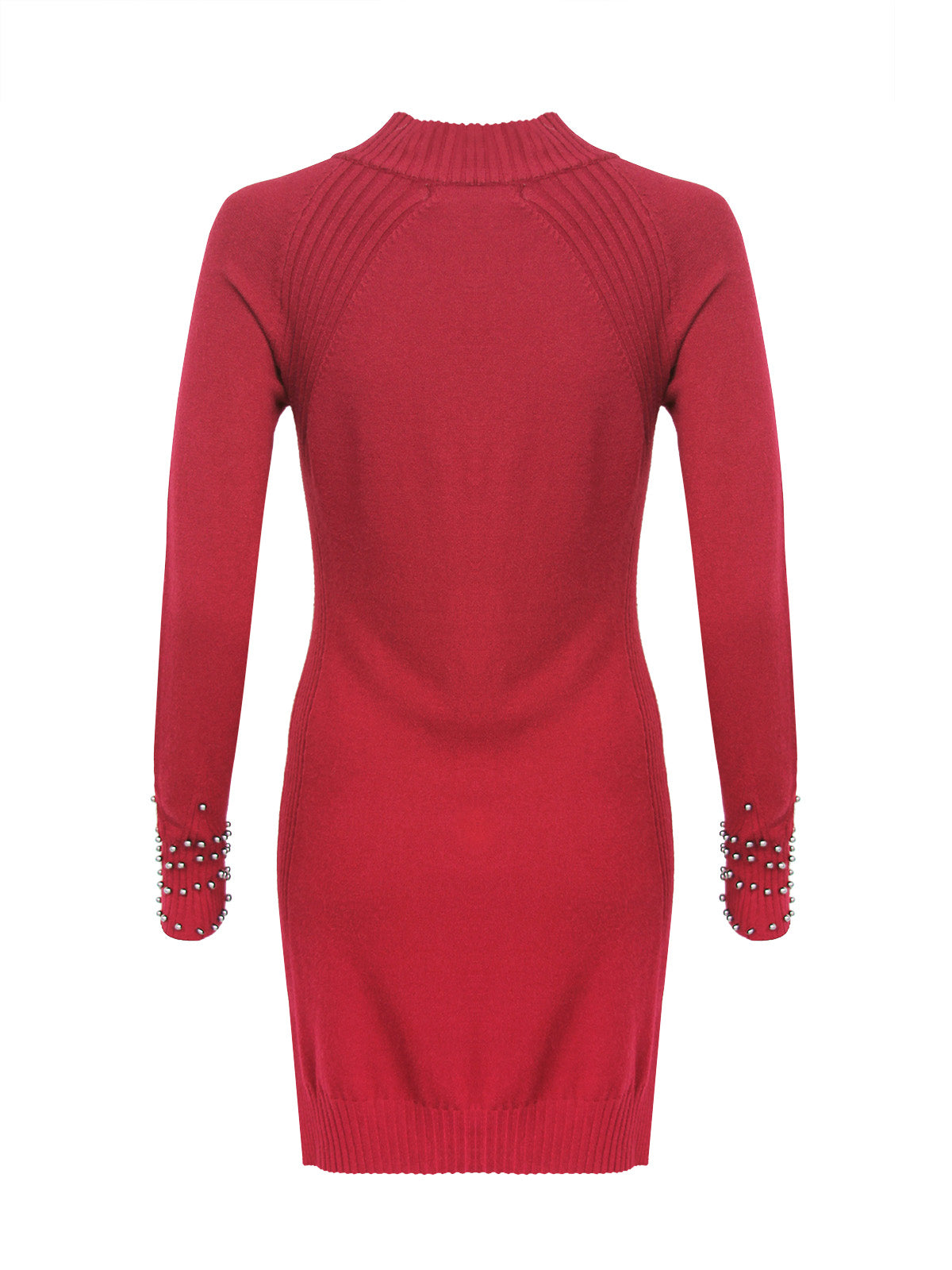 turtle beaded dress MNM Couture K3943 Turtle Neck Embroidery Beaded Fitted Dress