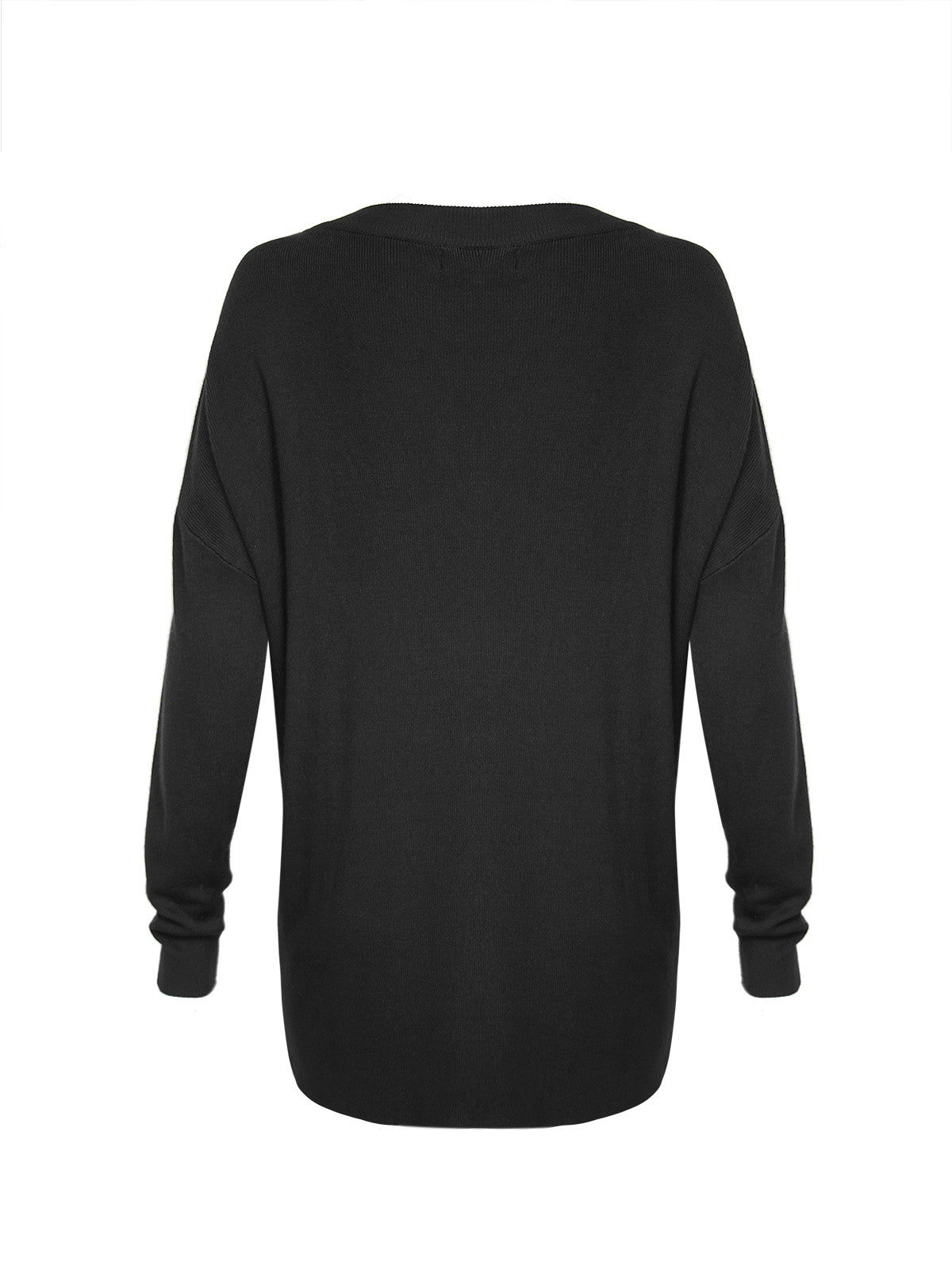 Anna Smith lace up front long sleeves oversized baggy knitted