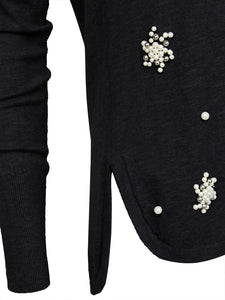 Anna Smith embellished pearl lightweight Jumper