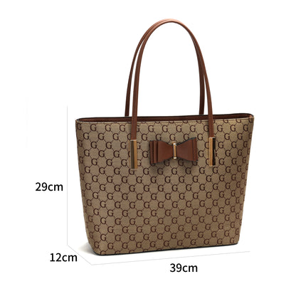 F16126GG GESSY HANDBAG IN BROWN