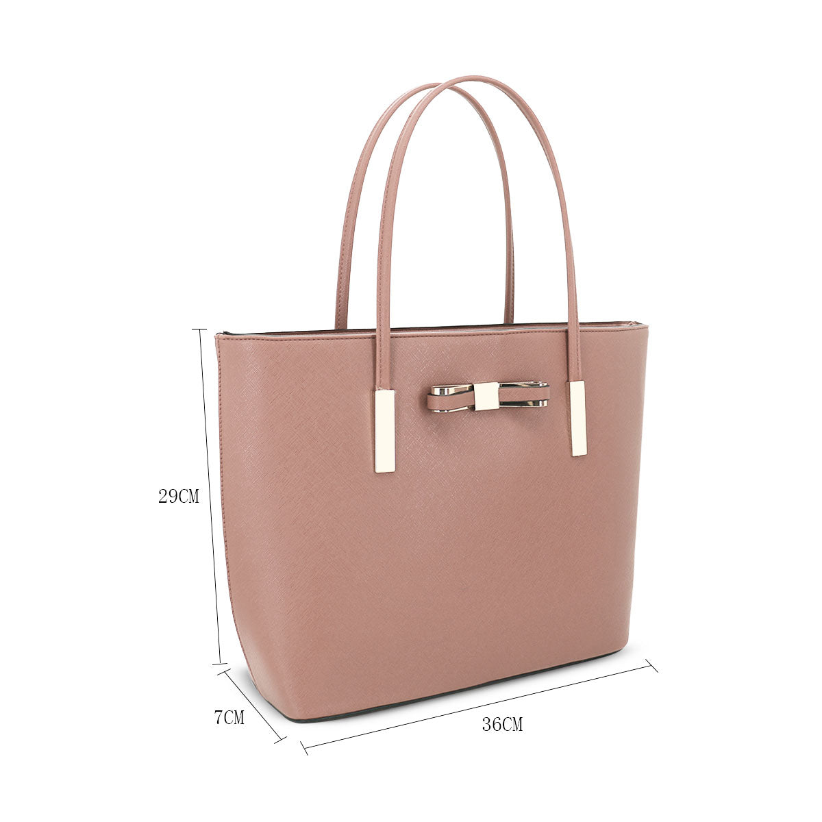 F16126 GESSY HANDBAG IN DARK PINK(REF 10)