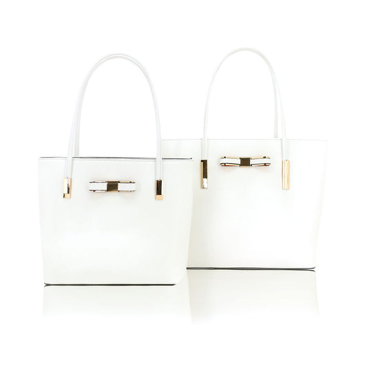 F16126 GESSY HANDBAG IN WHITE (REF. 10)