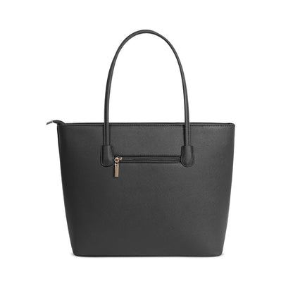 G1143 GESSY BOW DETAIL TOTE BAG IN DARK GREY