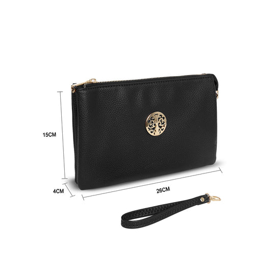 G4795-1 Gessy Cross Body Bag In Black