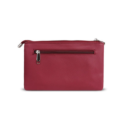 G4795-1 Gessy Cross Body Bag In Dark Pink