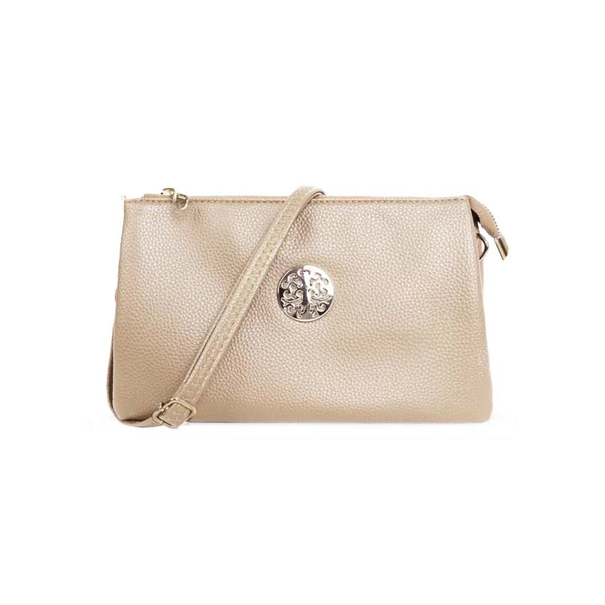 G4795-1 Gessy Cross Body Bag In Rose Gold