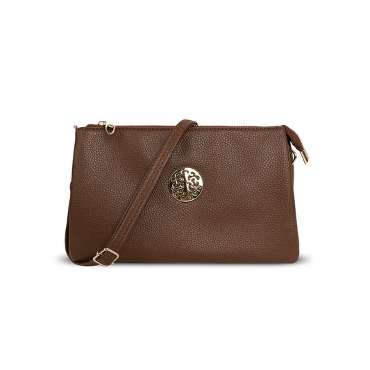 G4795-1 Gessy Cross Body Bag In Taupe