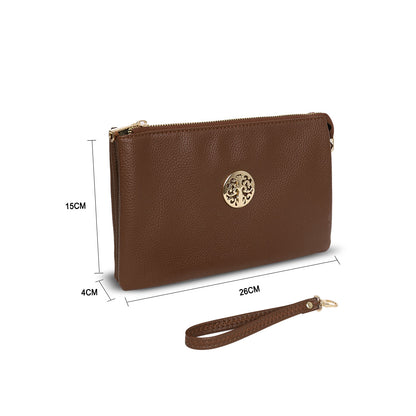 G4795-1 Gessy Cross Body Bag In Taupe