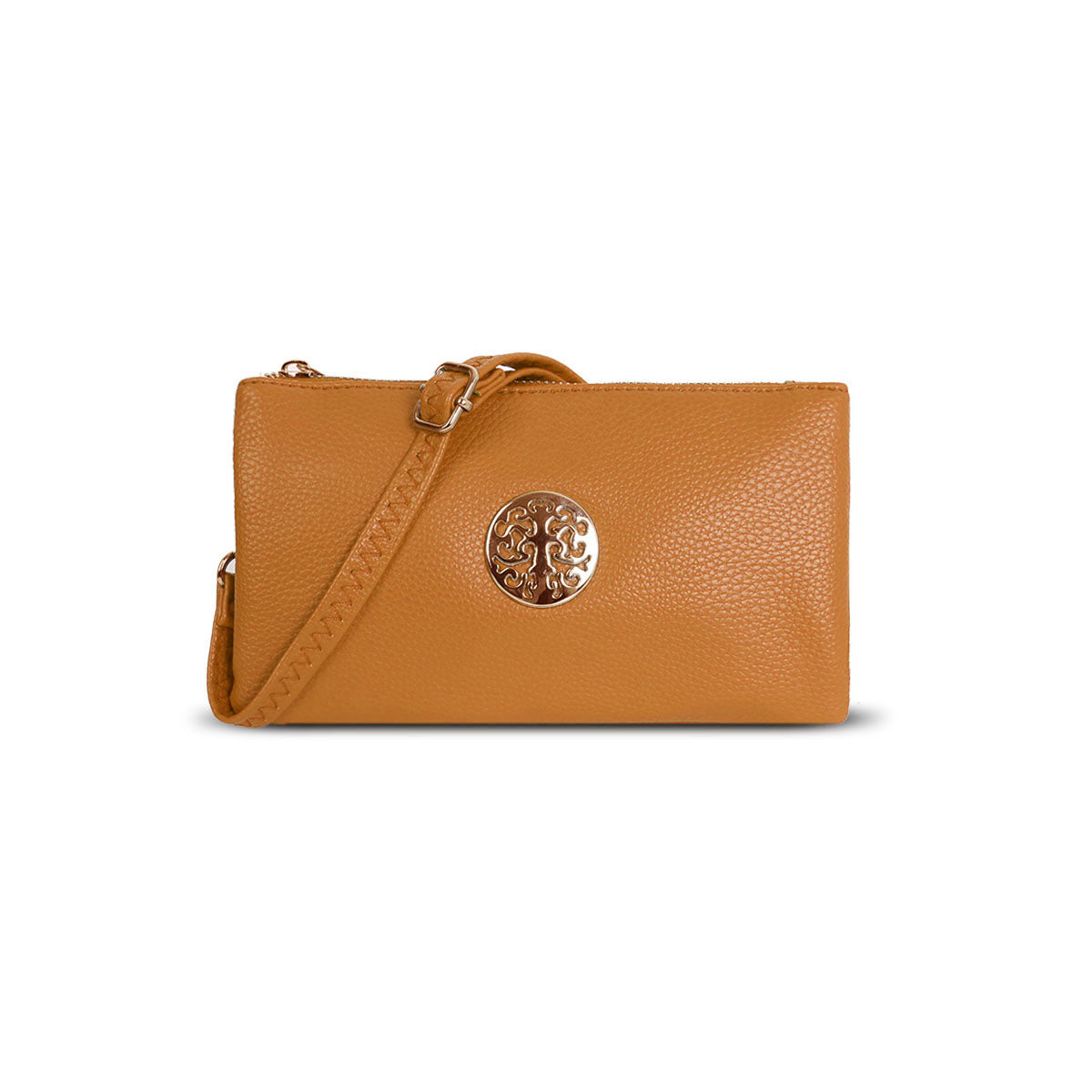 G4795 Gessy Cross Body Bag In Mustard