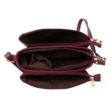 Load image into Gallery viewer, GN60672 GESSY CROSS BODY BAG IN WINE RED