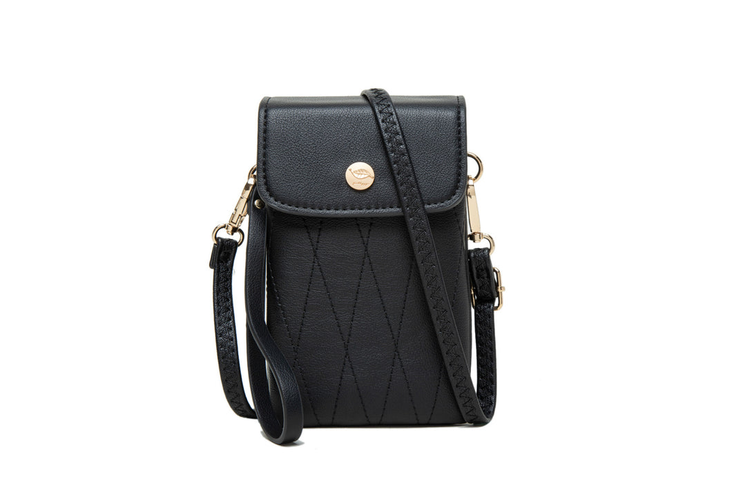 L127 GESSY CROSS BODY BAG IN BLACK
