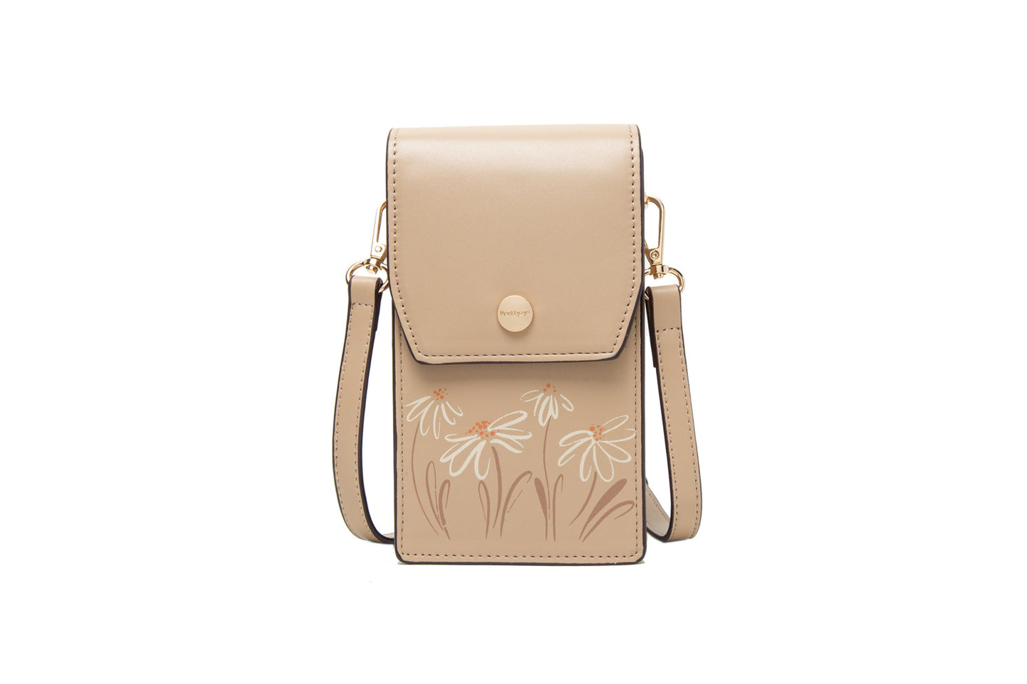 L133 GESSY CROSS BODY BAG IN APRICOT