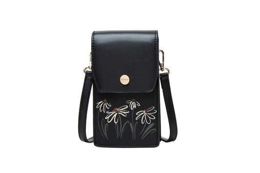 L133 GESSY CROSS BODY BAG IN BLACK