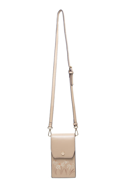 L133 GESSY CROSS BODY BAG IN APRICOT