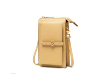 Load image into Gallery viewer, L107 GESSY CROSSBODY MOBILE PHONE PURSE IN BROWN