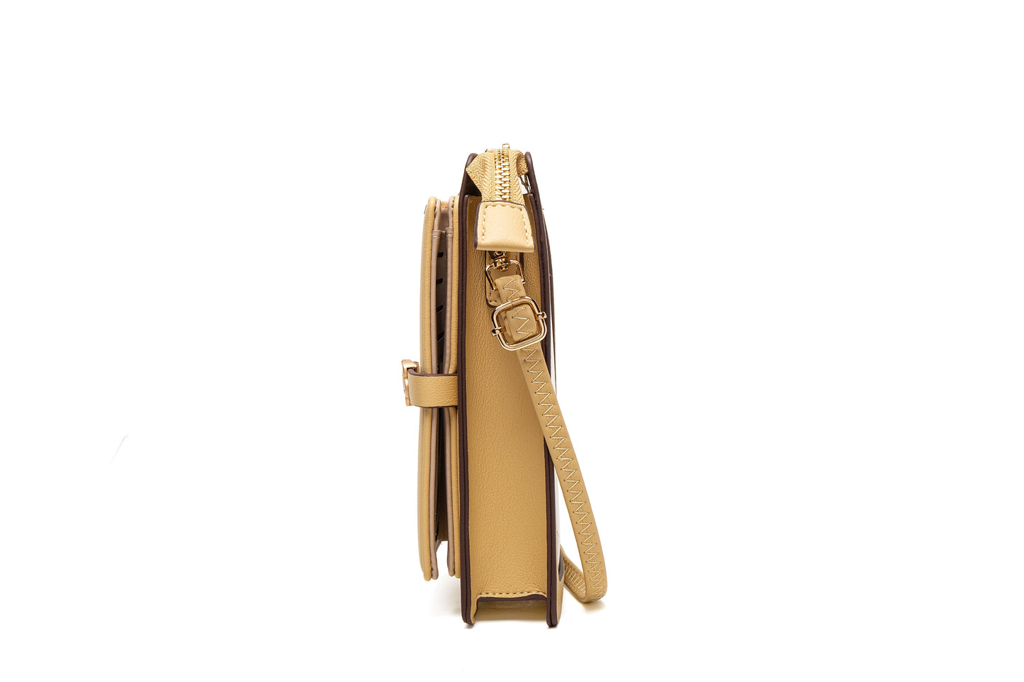 L107 GESSY CROSSBODY MOBILE PHONE PURSE IN BROWN