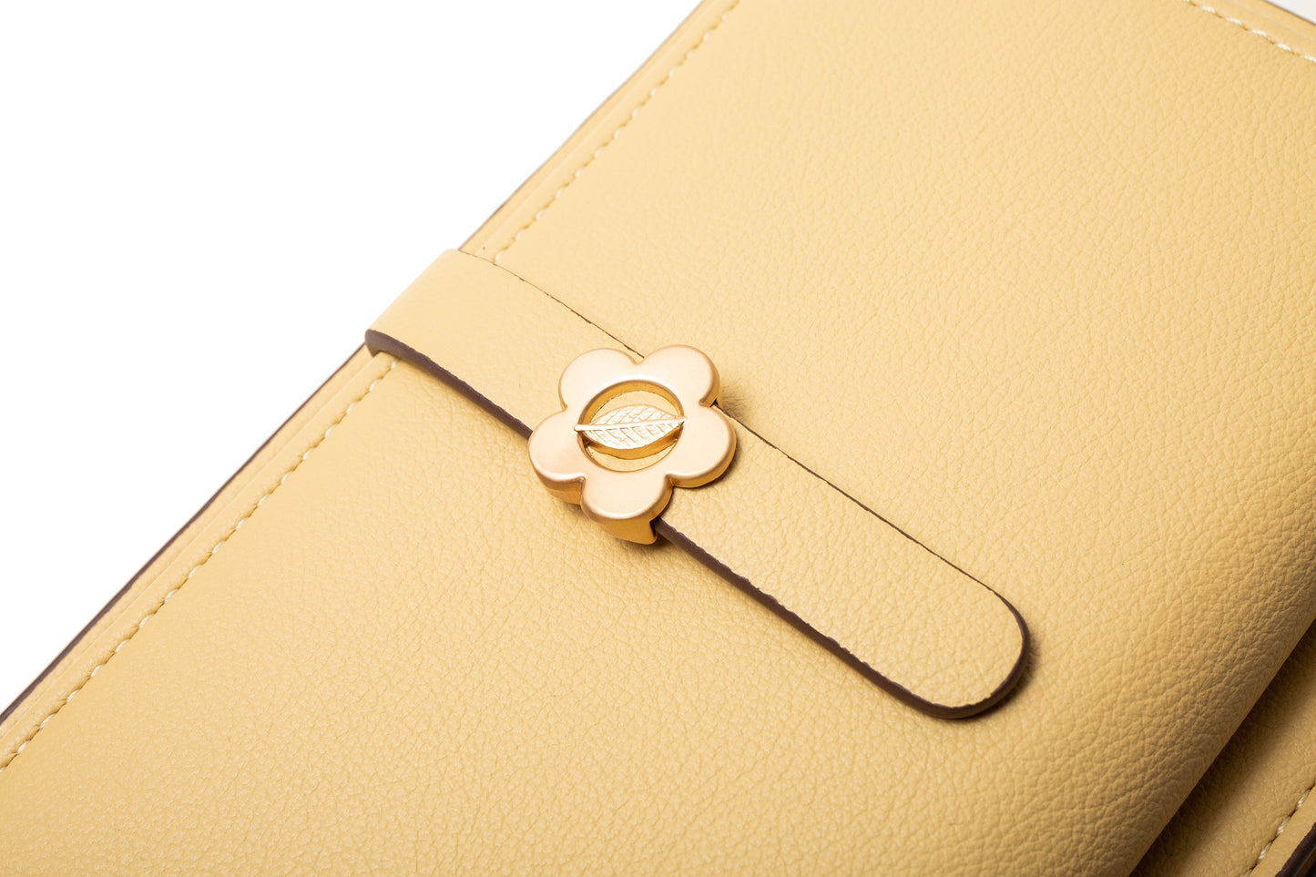 L107 GESSY CROSSBODY MOBILE PHONE PURSE IN BROWN