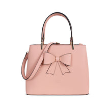 Load image into Gallery viewer, L4798 LYDC  BOW DETAIL TOTE HANDBAG IN NUDE