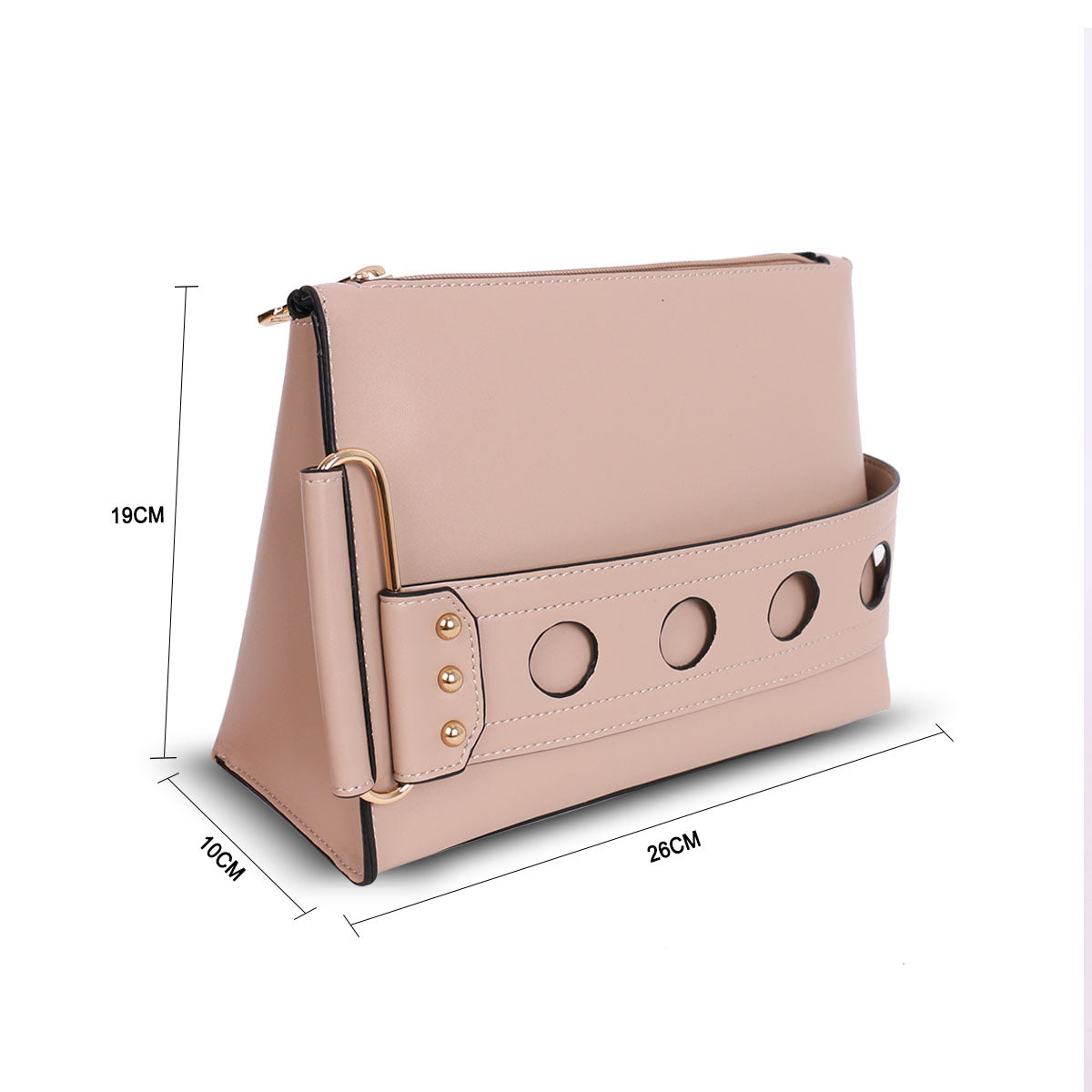 MT4767 Shoulder Bag In Dark Beige
