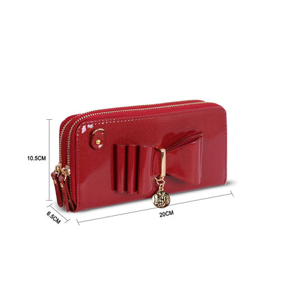 PL310D LYDC PURSE IN WINE RED