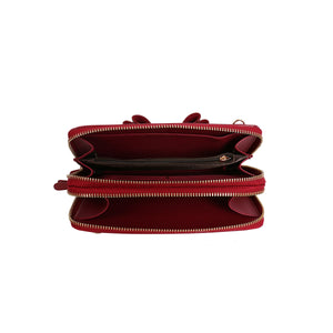 PL310D LYDC PURSE IN WINE RED