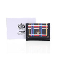 Load image into Gallery viewer, PL393_BK_RD LYDC MULTICOLOUR GEOMETRIC MINI PURSE IN BLACK &amp; RED&amp;YELLOW