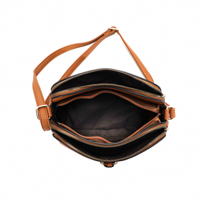 G1154 GESSY HANDBAG IN BROWN