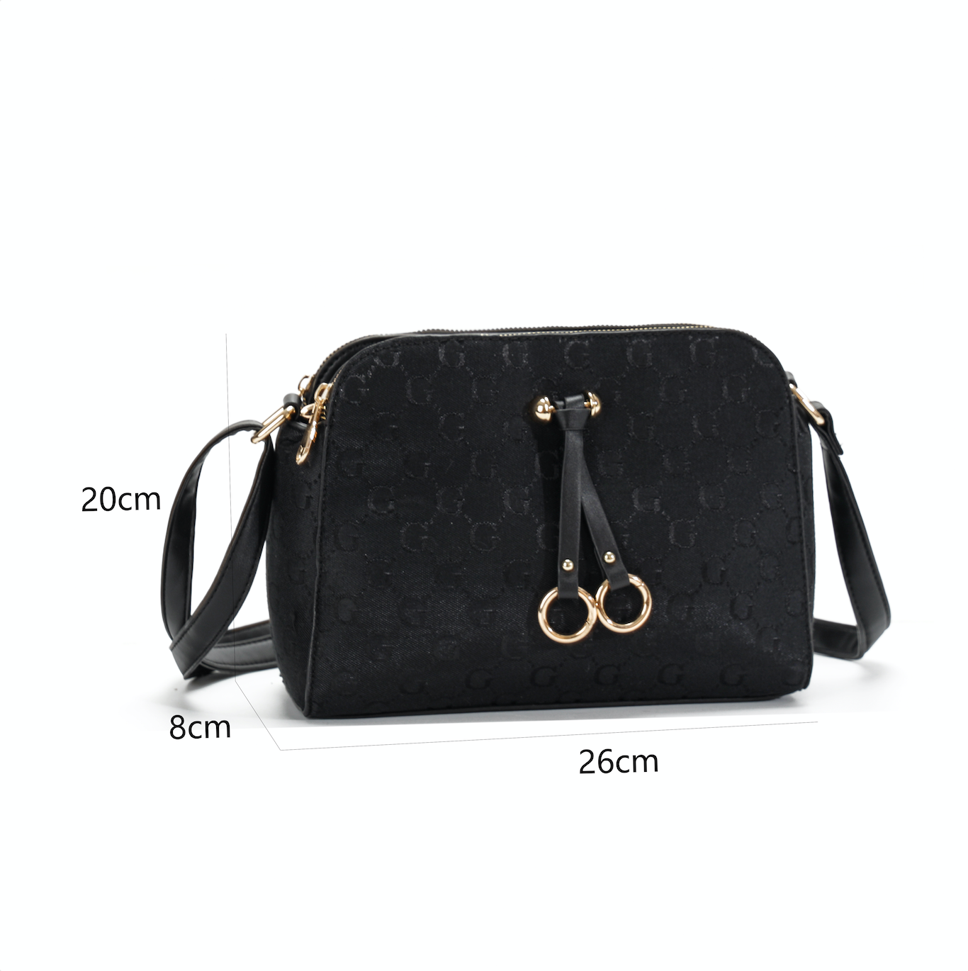 G1154G CROSS BODY BAG IN BLACK