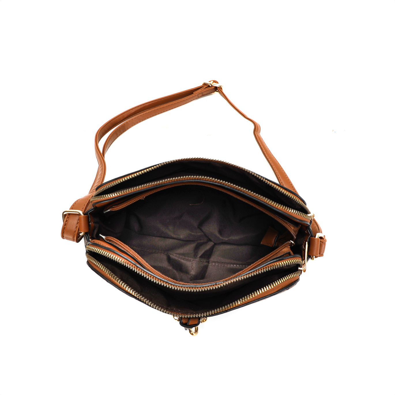 G1154G CROSS BODY BAG IN COFFEE