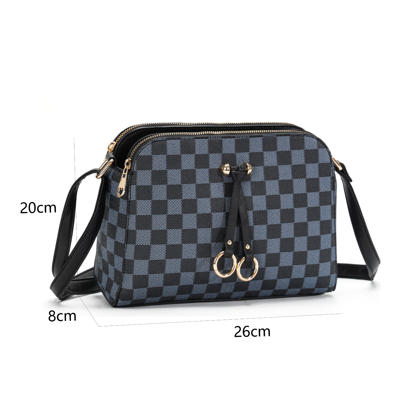 G1154GZ GESSY CROSS BODY BAG IN BLACK