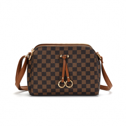 G1154GZ GESSY CROSS BODY BAG IN COFFEE