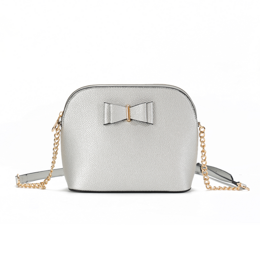 G1168 GESSY GROSS BODY BAG IN SILVER