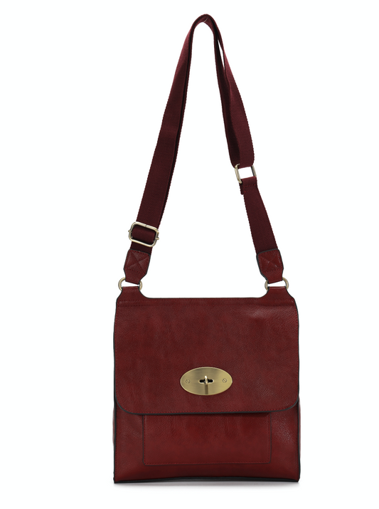 8715 GESSY CROSS BODY BAG IN WINE