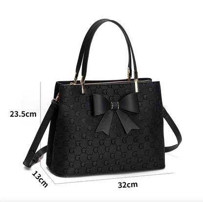 L4798G LYDC TOTE HANDBAG IN BLACK