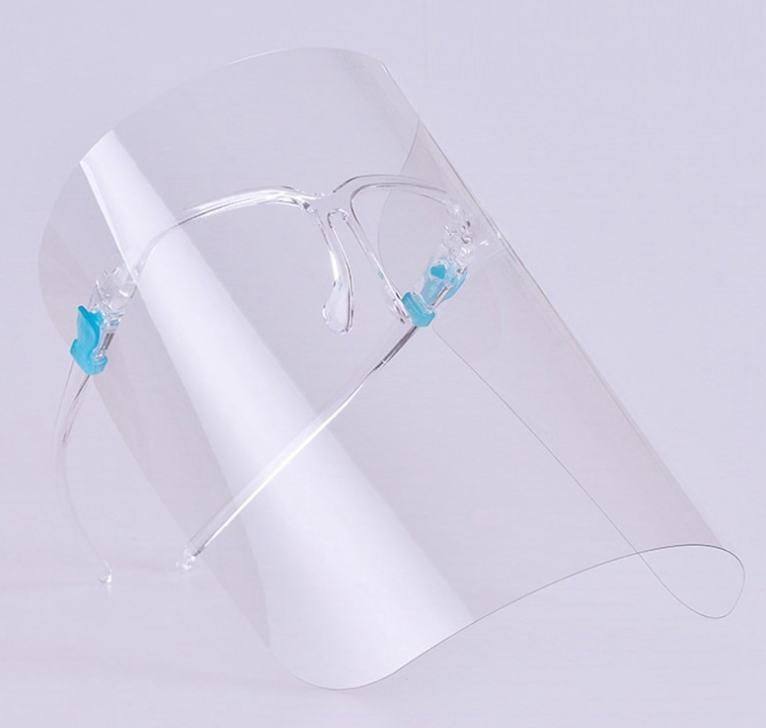 Anti-Fog Transparent Glass Visor