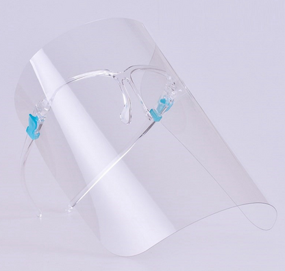 Anti-Fog Transparent Glass Visor