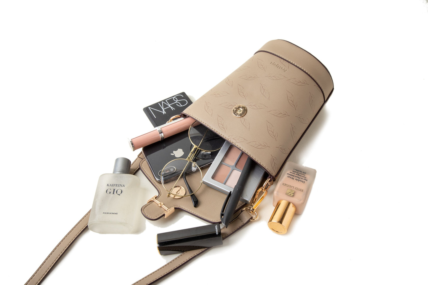 X108 GESSY BUCKET BAG IN APRICOT