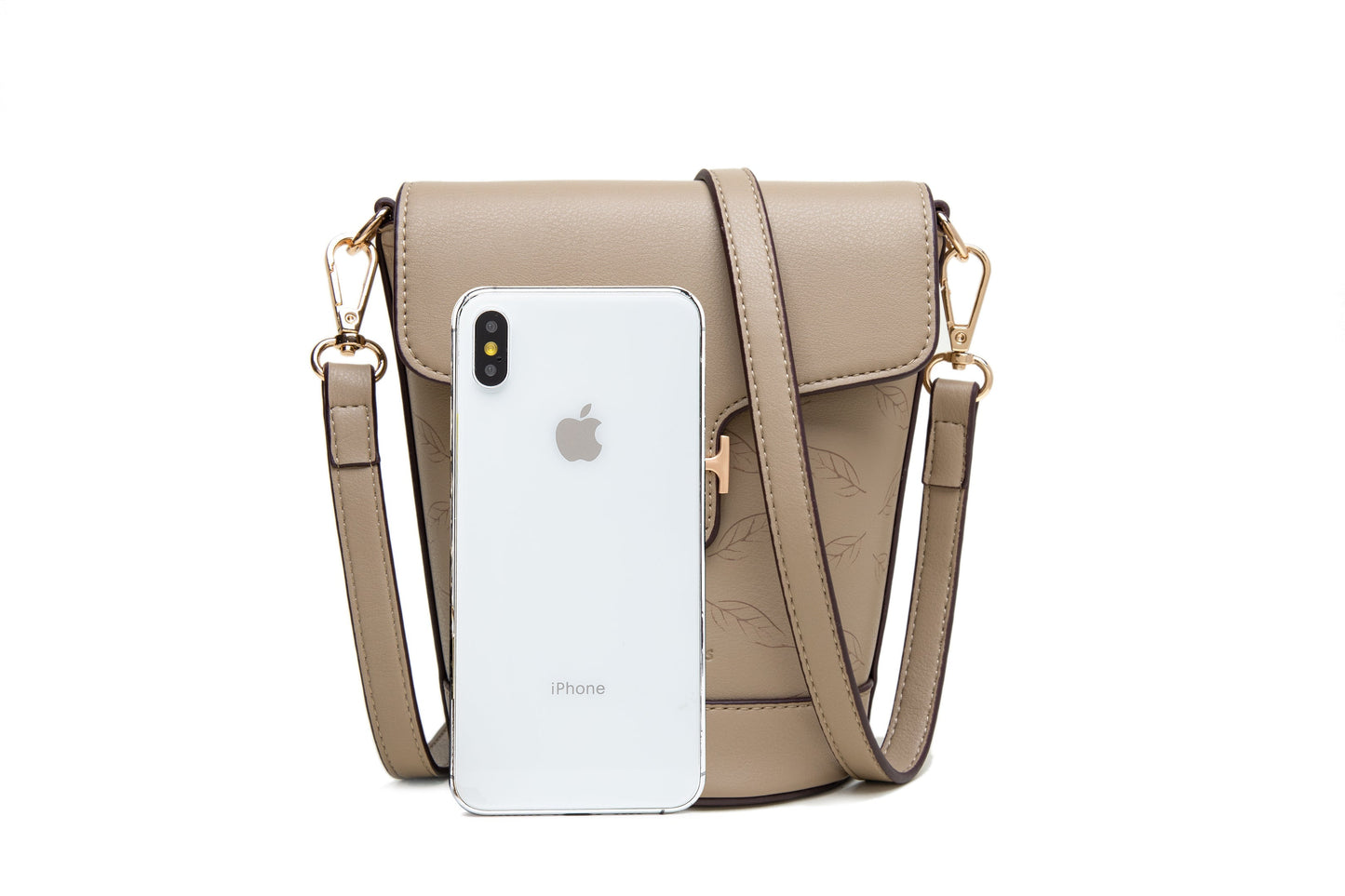 X108 GESSY BUCKET BAG IN APRICOT