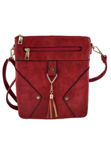 1300 GESSY HANDBAG IN RED