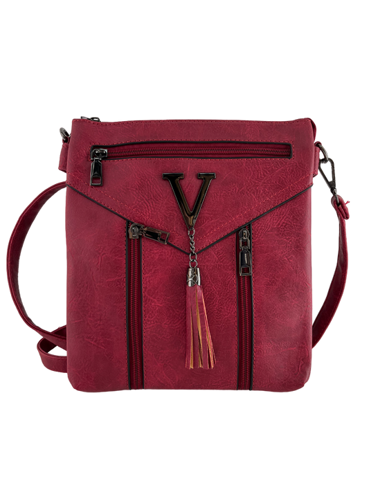 1352 GESSY HANDBAG IN RED